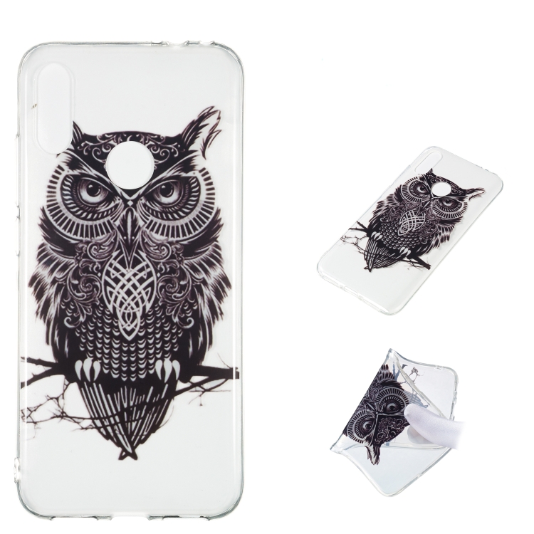 

Owl Pattern Highly Transparent TPU Protective Case for Xiaomi Redmi Note 7