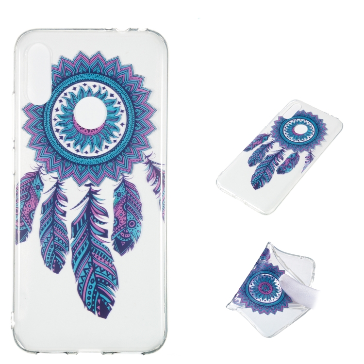 

Blue Wind Chime Pattern Highly Transparent TPU Protective Case for Xiaomi Redmi Note 7