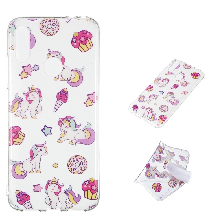 

Unicorn Pattern Highly Transparent TPU Protective Case for Xiaomi Redmi Note 7