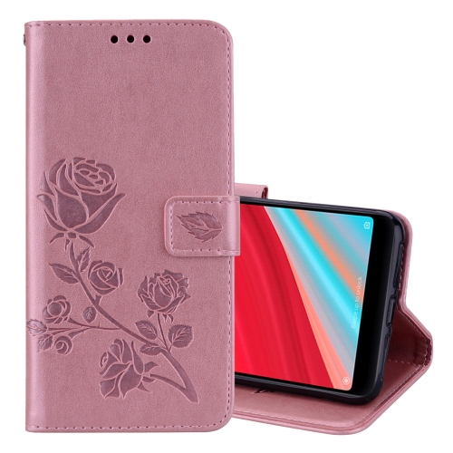 

Rose Embossed Horizontal Flip Environmental PU Leather Case for Xiaomi Redmi S2, with Holder & Card Slots & Wallet (Rose Gold)