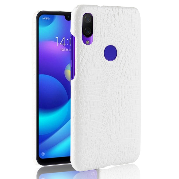 

Shockproof Crocodile Texture PC + PU Case for Xiaomi Redmi 7 (White)