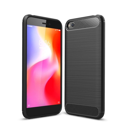 

Brushed Texture Carbon Fiber Shockproof TPU Case for Xiaomi RedMi Go(Black)