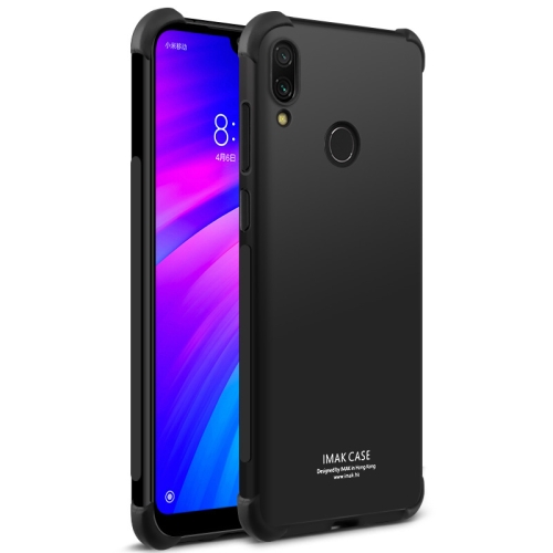 

IMAK All-inclusive Shockproof Airbag TPU Case for Xiaomi Redmi 7, with Screen Protector(Black)