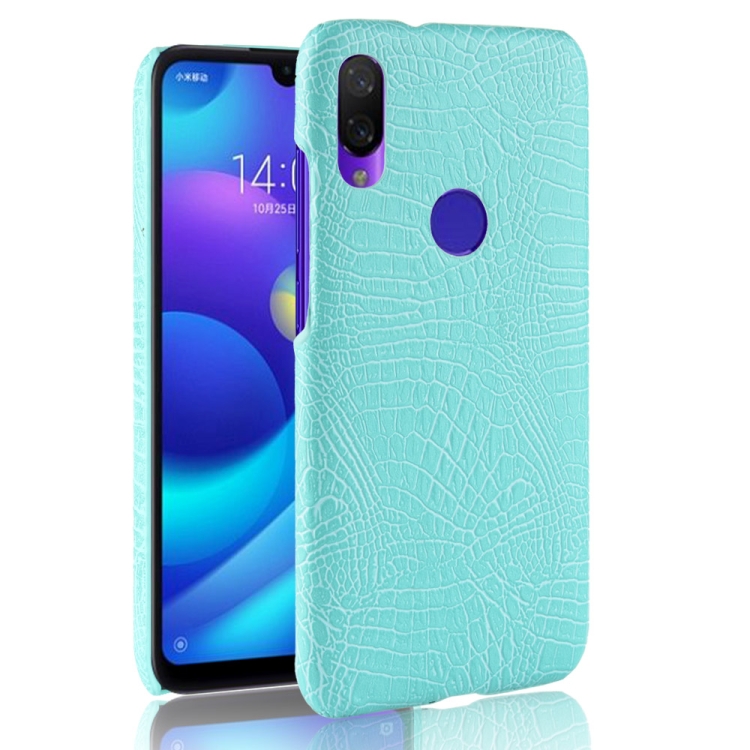 

Shockproof Crocodile Texture PC + PU Case for Xiaomi Redmi Note 7 (Green)