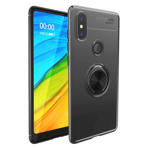 

Shockproof TPU Case for Xiaomi Redmi Note 6 Pro, with Holder (Black)