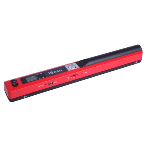 

iScan01 Mobile Document Portable HandHeld Scanner with LED Display, A4 Contact Image Sensor, Support 900DPI / 600DPI / 300DPI / PDF / JPG / TF (Red)