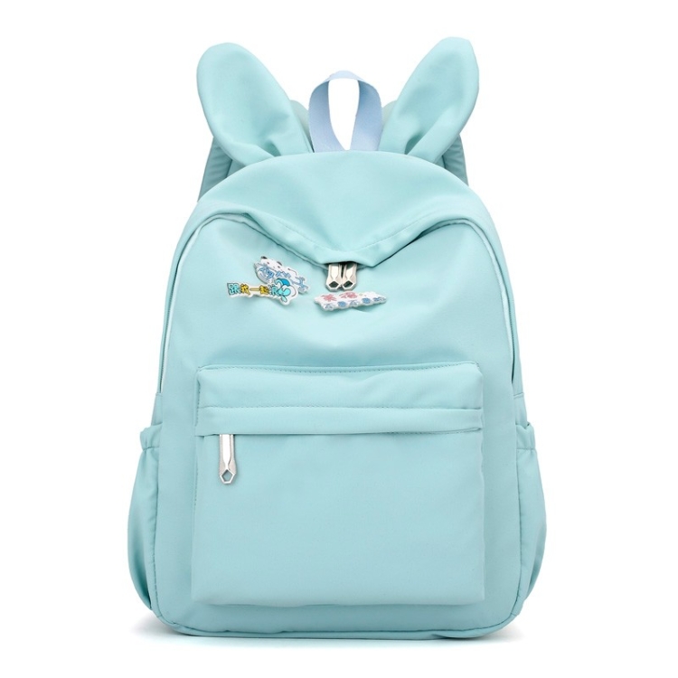 

Cute Bunny Ear Backpack Waterproof Girl Backpack with Chinese Character Handbag