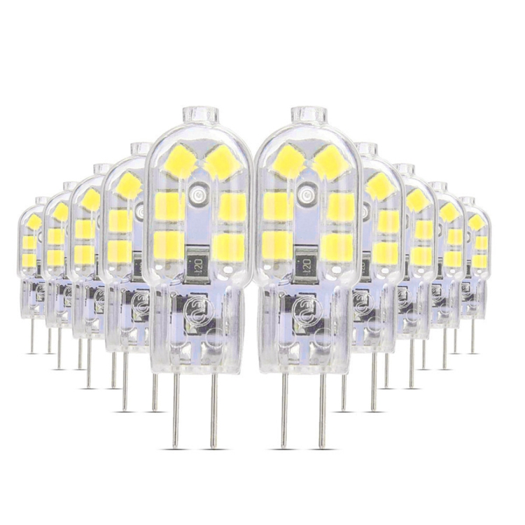 10 PCS YWXLight AC 220-240V G4 3W 12LEDs 2835SMD LED Dimmable Double Needle Transparent Peanut Lamp(Cold White)
10 PCS YWXLight AC 220-240V G4 3W 12LEDs 2835SMD LED Dimmable Double Needle Transparent Peanut Lamp(Cold White)