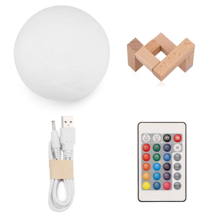 

YWXLight RGB 20CM Rechargeable Moon Touch Night Light