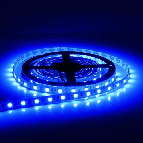 

YWXLight Dimmable Light Strip Kit US No Waterproof Led Strip Lights SMD 5050 5M 300LEDs 60leds/m (Blue)