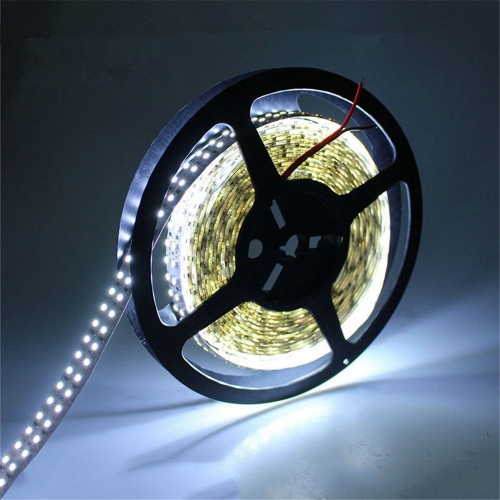 

YWXLight 5M 3528SMD 1200LEDs Double Row Bare Board LED Flexible Light Strip, DC 12V (Cold white)