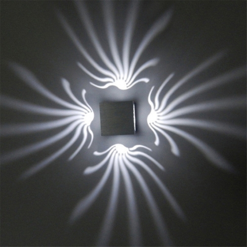 

YWXLight 3W Aluminum Wall Sconce Decoration Lamp LED Wall Light, AC 110-240V (Cool White)