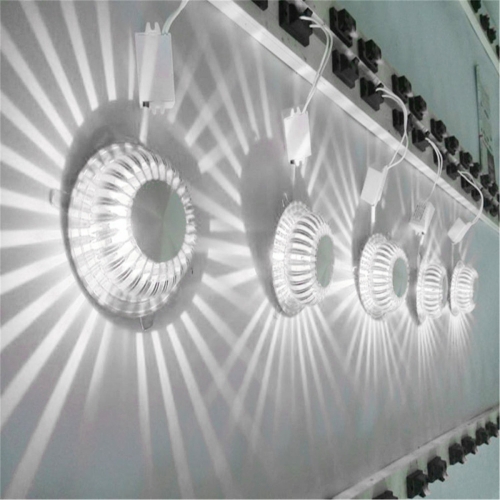 

YWXLight 3W Pumpkin Shape Modern LED Wall Light for Living Room, Bedroom, Bathroom, Corridor, AC 110-240V (Cool White)