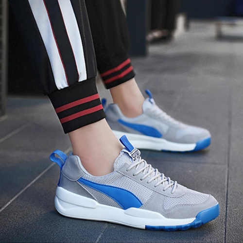 

Lightweight and Comfortable Mesh Outdoor Sport Casual Shoes for Men (Color:Gray Blue Size:43)