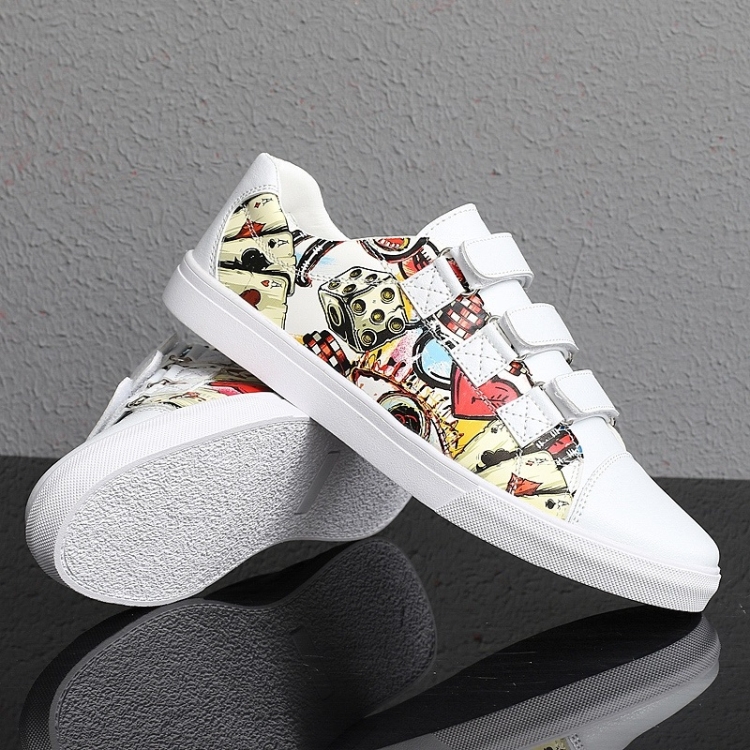 

Outdoor Low-top Wear Resistant Casual Sport Trend Shoes for Men (Color:White Red Size:41)