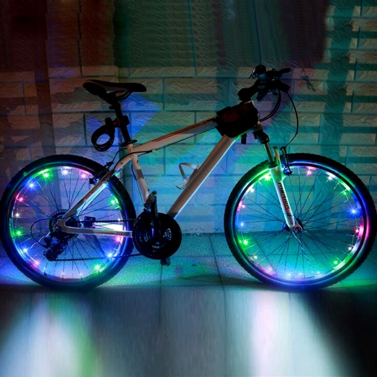 

YWXLight 2m 20LEDs LED Bicycle Wheel Light Waterproof Safety Lamp for Night Cycling Spoke Accessories