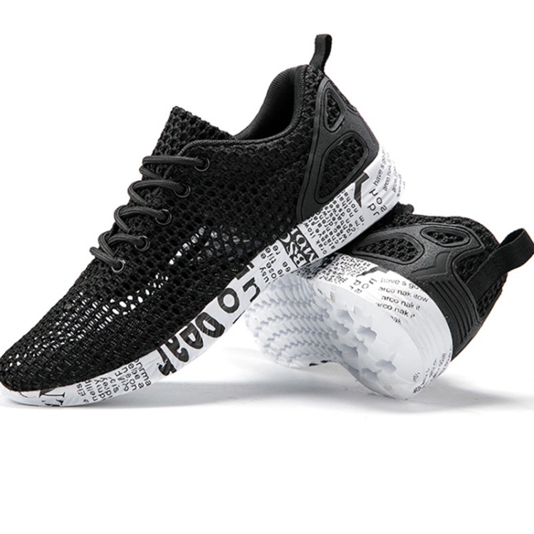 

Breathable Lightweight Comfortable Lace-up Outdoor Wading Casual Shoes for Men (Color:Black Size:41)