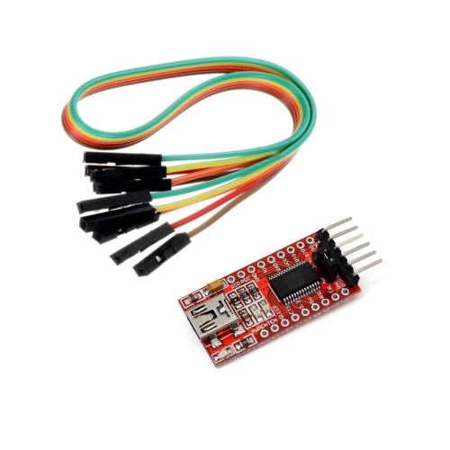 

LDTR-WG0226 FT232RL FTDI USB To TTL Serial Converter Adapter Module For Arduino (Red)