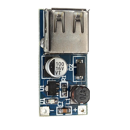 

LDTR-WG0242 PFM Control DC-DC 0.9V-5V To USB 5V Boost Step Up Power Supply Module (Black)