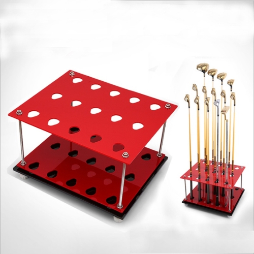 

PGM Golf Driving Range Supplies 15 Holes Double-layer Cue Rack