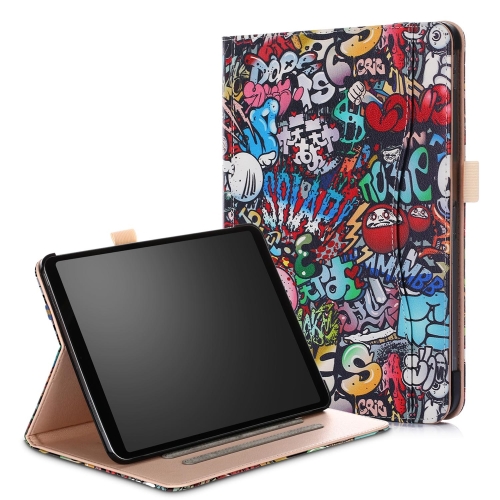 

Graffiti Pattern Colored Painted Horizontal Flip PU Leather Case for iPad Pro 11 inch, with Holder & Sleep / Wake-up Function