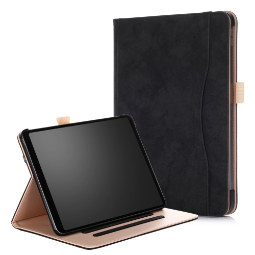 

Solid Color Pattern Colored Painted Horizontal Flip PU Leather Case for iPad Pro 11 inch, with Holder & Sleep / Wake-up Function (Black)