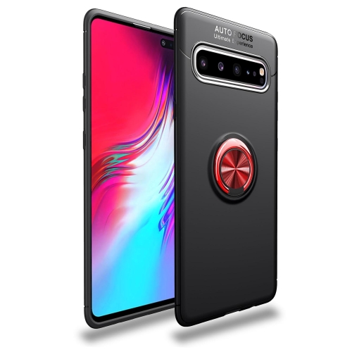 

Magnetic 360 Degree Rotation Ring Holder Armor Shockproof TPU Case for Galaxy S10 5G (Red)