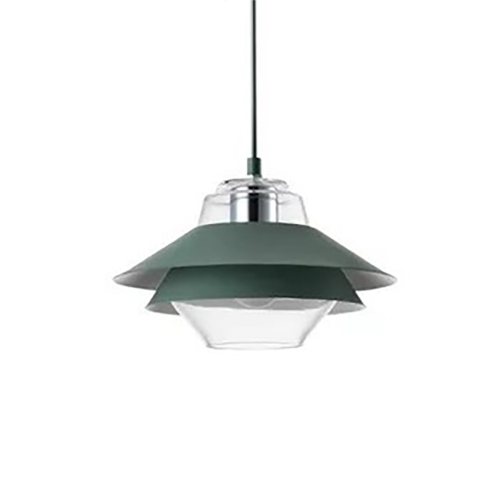 

YWXLight Modern LED Pendant Light Creative Personality Single Head Chandelier Color Macaron Lamps For Cafe Bedroom Study (Green)