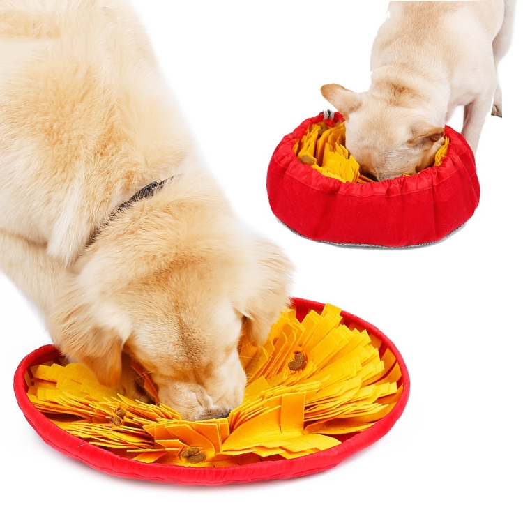 

Doglemi Dog Snuffle Bowl Mat Pet Snuffling Nose Work Mat IQ Training Slow Eat Bowl