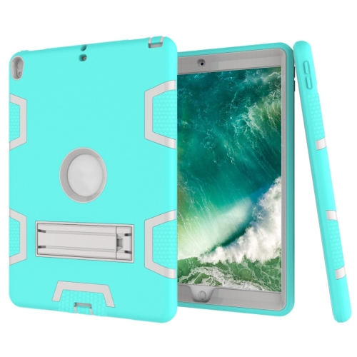 

Contrast Color Silicone + PC Shockproof Case for iPad Air 2019 10.5 inch / Pro 10.5 inch, with Holder