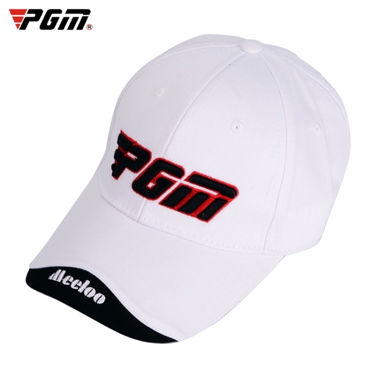 

PGM Golf Cotton Sweat-absorbent Hat Sun Hat for Men(White Black)