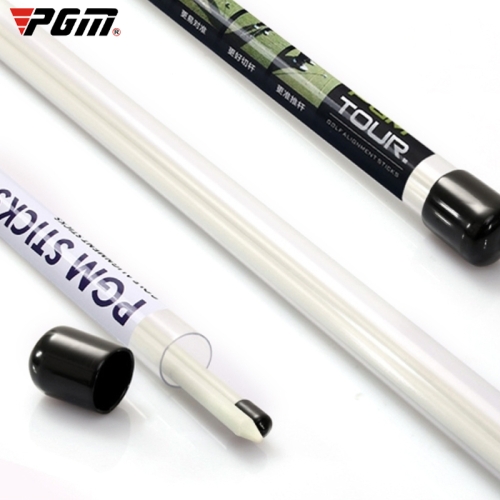 

PGM 2 PCS Golf Alignment Sticks Fiberglass Training Aid Practice Rods for Correct Ball Direction(Color:White Size:With Package)