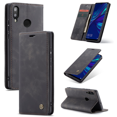 

CaseMe Multifunctional Retro Frosted Horizontal Flip Leather Case for Huawei P Smart 2019 / Honor 10 Lite, with Card Slots & Holder & Wallet(Black)