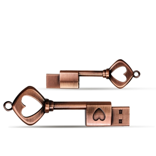 

MicroDrive 32GB USB 2.0 Copper Love Key U Disk