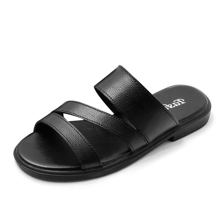 

Simple Casual Non-slip Wear Resistant Slippers Sandals for Women (Color:Black Size:37)