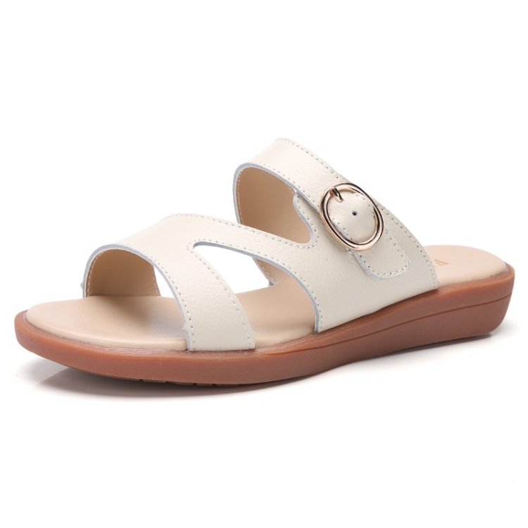

Comfortable Breathable Non-slip Wearable Casual Slippers Sandals for Women (Color:Beige Size:35)