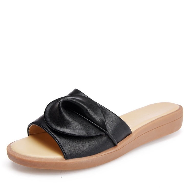

Non-slip Wear-resistant Casual Wild Slippers Sandals for Women (Color:Black Size:35)