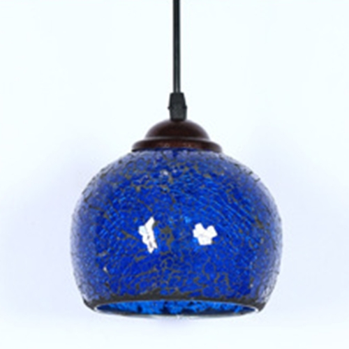 

Vintage Glass pendant Lamp Decoration Lamp Resident lamp wall lamp For Restaurant Bar Cafe Loft Bedroom (Blue)