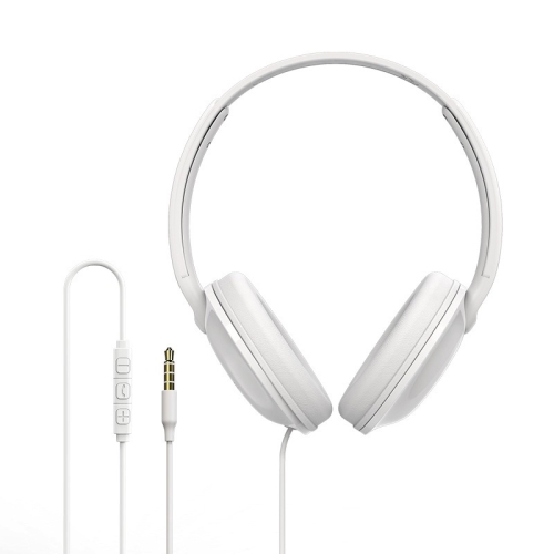 

Borofone BO1 Sound 3.5mm In-line Control Wired Headset Headphone with Mic (White)