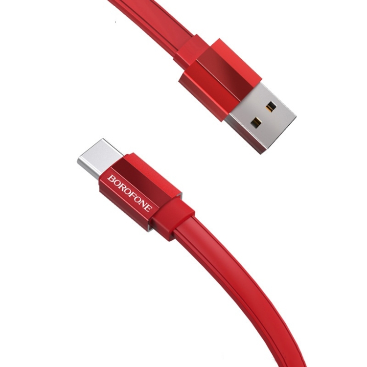 

Borofone BU8 1.2m USB-C / Type-C to USB Charging & Data Cable (Red)