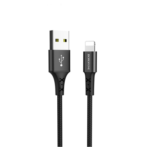 

Borofone BX20 8 Pin to USB Charging Data Cable for iPhone X, iPhone 8 & 8 Plus, iPhone 7 & 7 Plus, iPhone 6 & 6s, iPhone 6 Plus & 6s Plus (Black)