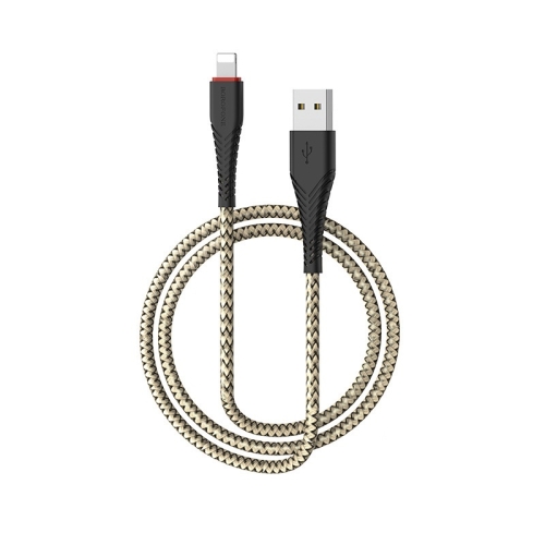 

Borofone BX25 8 Pin to USB Powerful Charging Data Cable for iPhone X, iPhone 8 & 8 Plus, iPhone 7 & 7 Plus, iPhone 6 & 6s, iPhone 6 Plus & 6s Plus (Black)