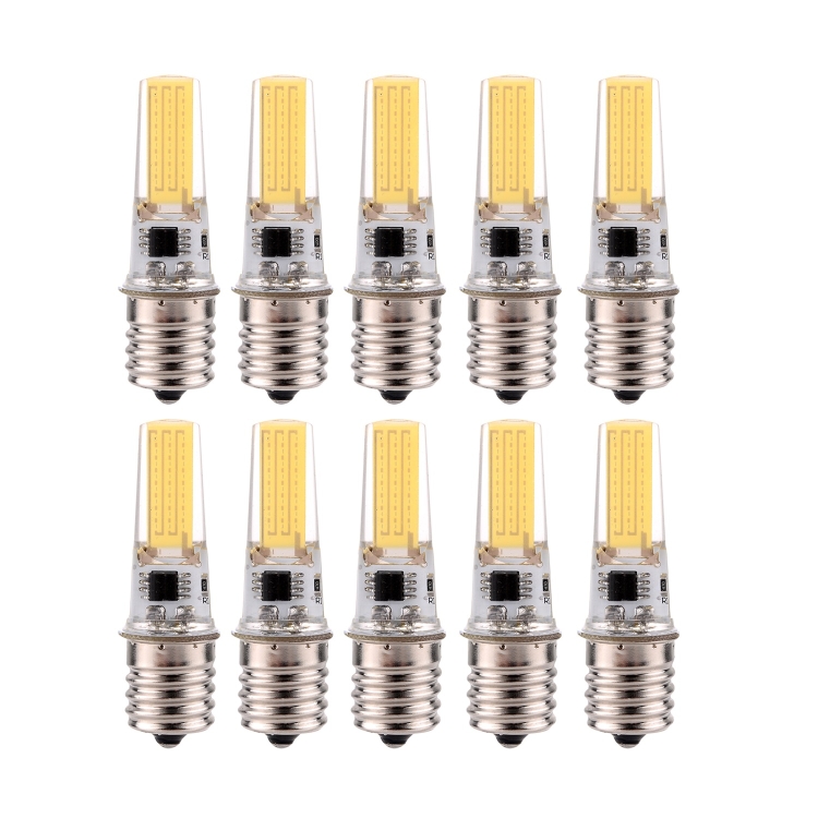 

10 PCS E17 3W 2508 CCB SMD Warm White Energy Saving Lamp Dimmable Silicone LED Corn Bulb, AC 220V