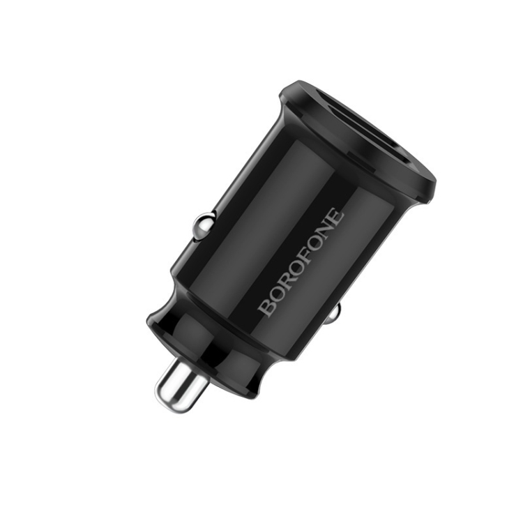 

Borofone BZ8 Dual USB 2.4A Smart Current Fast Charging Car Charger (Black)