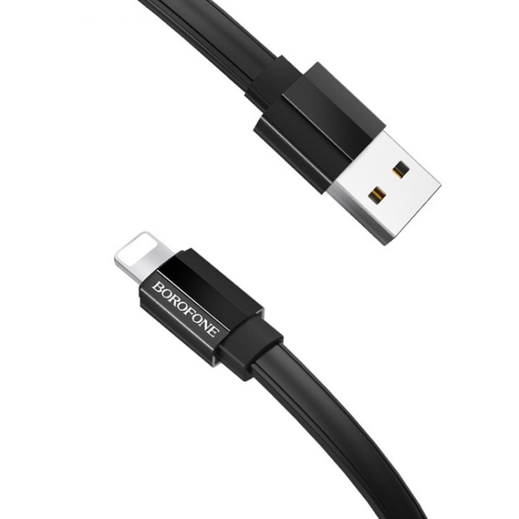 

Borofone BU8 1.2m 8 Pin to USB Charging & Data Cable (Black)