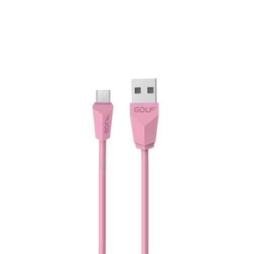 

GOLF GC-27m Micro USB to USB 1m Diamond Quick Charging USB Data Cable for Galaxy, Huawei, Xiaomi, HTC, Sony and Other Smartphones (Pink)