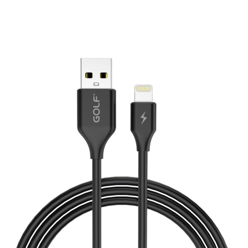 

GOLF GC-59I 1m 8 Pin to USB 2.1A Galloping Fast Charging USB Data Cable for iPhone 7 & 7 Plus, iPhone 6 & 6s, iPhone 6 Plus & 6s Plus (Black)