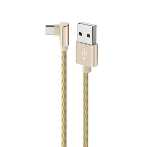 

Borofone BX26 USB-C / Type-C to USB Elbow Express Charging Data Cable for Galaxy S8 & S8+ / LG G6 / Huawei P10 & P10 Plus / Xiaomi Mi 6 & Max 2 and other Smartphones (Gold)