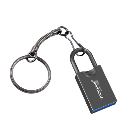 

STICKDRIVE 16GB USB 3.0 High Speed Creative Love Lock Metal U Disk (Black)