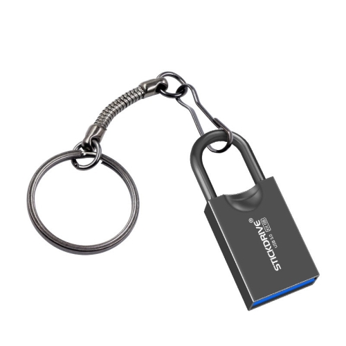 

STICKDRIVE 64GB USB 3.0 High Speed Creative Love Lock Metal U Disk (Black)